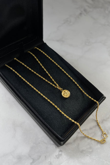 Set Cadena Y Dije Angel / 50Cm / 1.33Gr