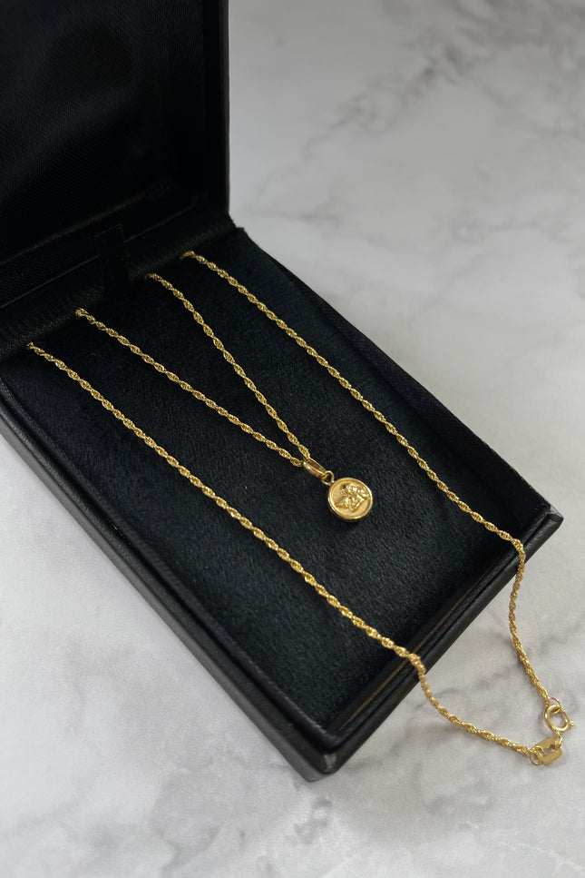 Set Cadena Y Dije Angel / 50Cm / 1.33Gr