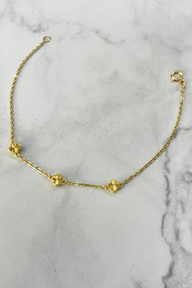 Pulso Trebol Negro / 1.88Gr / 18Cm / 4.5Mm