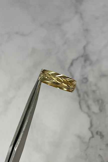 Argolla Diamantada Espiral / T10 / 2.78Gr /