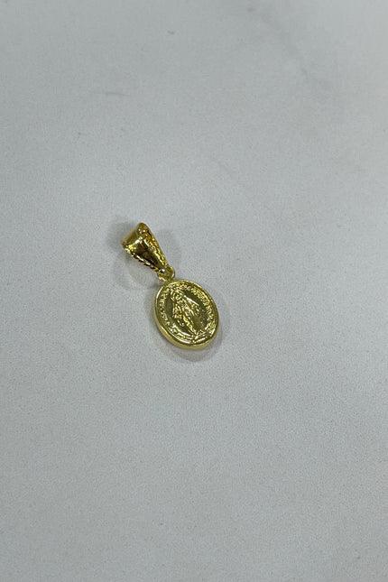 Dije Virgen Milagrosa Pequeño / 1.3Cm / 0.5Gr /
