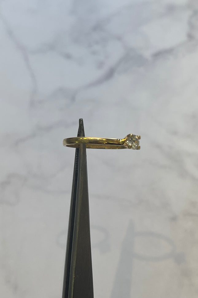 Solitario Con Swarosvki / T5 1/4 / 1.16Gr /