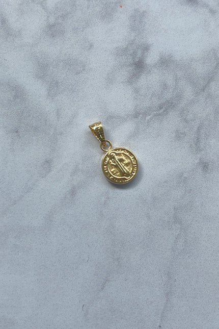 Dije San Benito Pequeño / 1.1Cm / 0.36Gr /