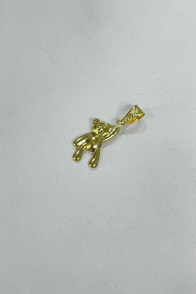 Dije Oso Mano Alzada / 1.7Cm / 0.55Gr /