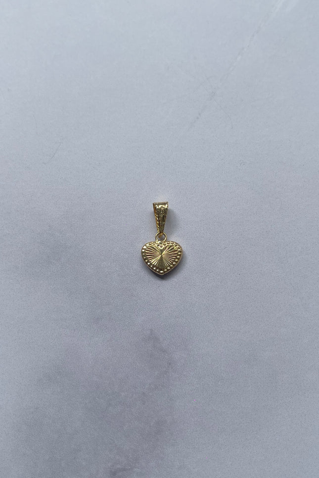 Dije Corazon Diamantado / 5.6Cm / 0.43Gr