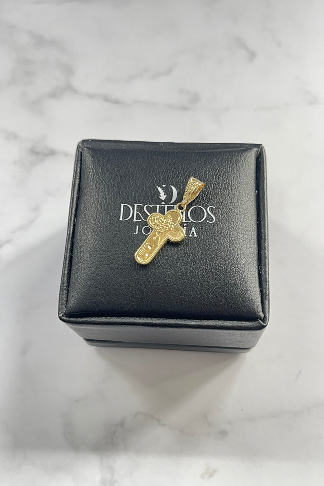 Dije Cruz Con Cristo Mediano / 2.0Cm / 0.64Gr /