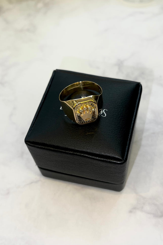 Anillo Corona / T12 / 4.05Gr /
