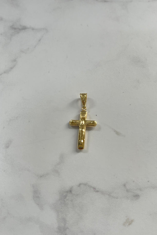 Dije Cruz Con Cristo Grande / 2.4Cm / 0.8Gr /