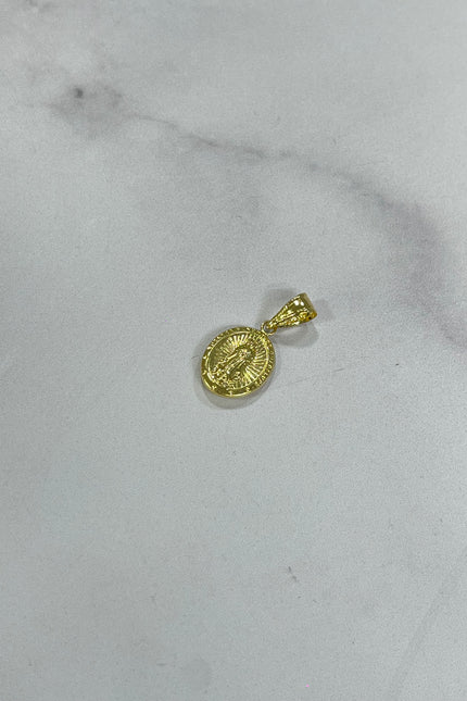 Dije Guadalupe Mediana / 1.4Cm / 0.61Gr /