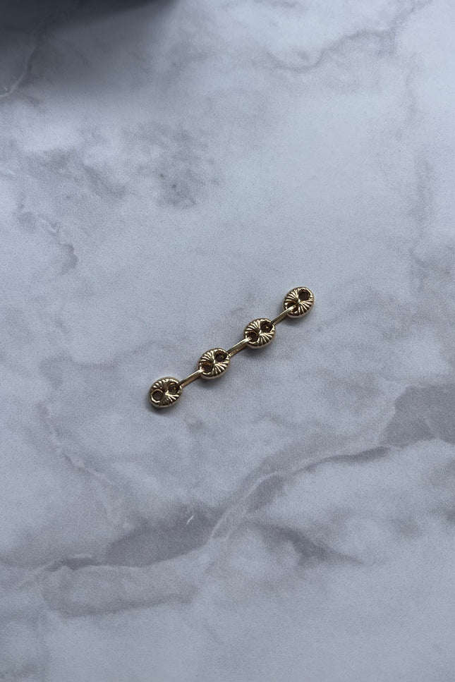 Herraje GC Diamantado / 3.0Cm / 0.58Gr / 4.9Mm /