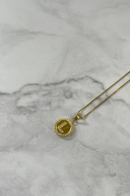 Set Cadena Dije Letra L / 40Cm / 1.78Gr