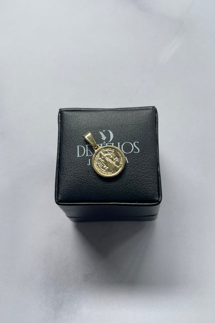 Dije San Benito / 1.5 Cm / 0.88 Gr /