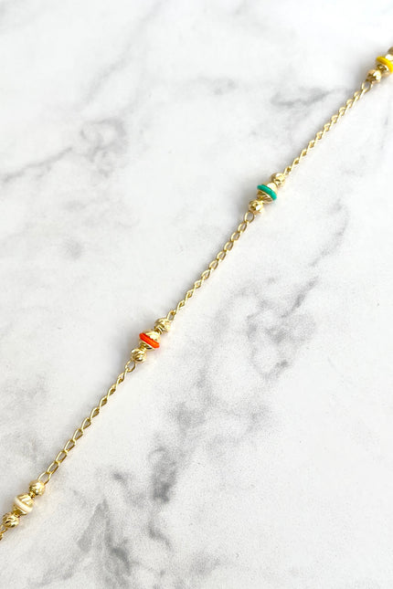 Pulso Balines Diamantados Cauchos colores +1 / 18Cm / 3.6Mm / 2.2Gr /