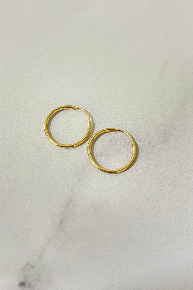 Candongas Lisas pequeñas / 0.90Gr / 1.5Cm