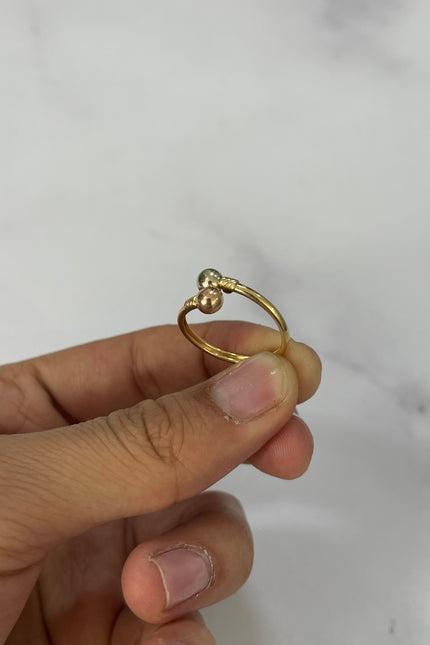 Anillo Tu y Yo / 1.51Gr / Talla 8/5