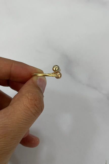 Anillo Tu y Yo / 1.51Gr / Talla 8/5