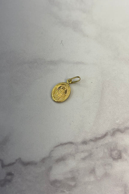 Dije Virgen Milagrosa Mediano / 0.54Gr / 1.3Cm /