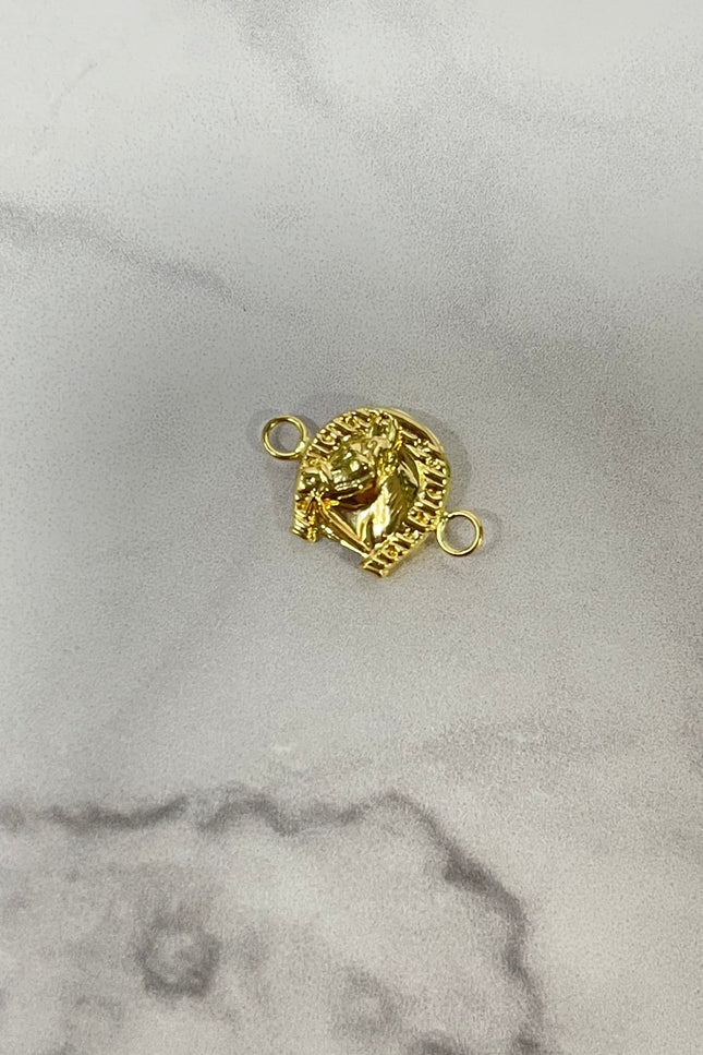 Herraje Herradura Diamantada Mediana / 1.7Cm / 0.65Gr / 2.0Mm /