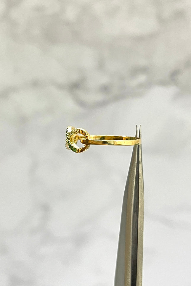 Anillo Infinito / Talla 7 / 1.44 Gr /