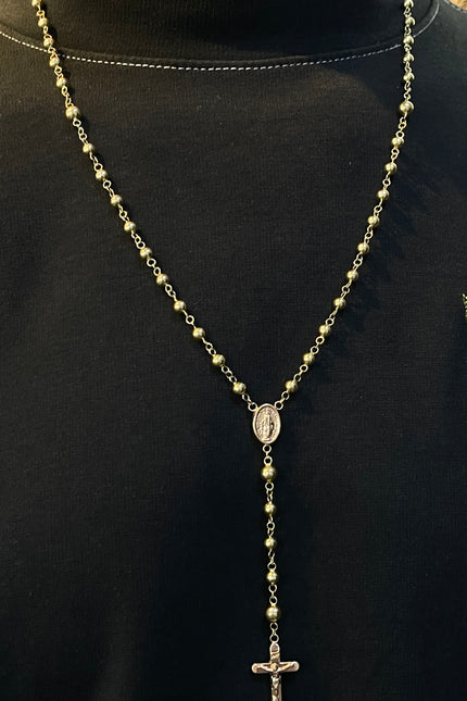 Rosario De Bolas / 5Mm y 4Mm / 60Cm / 9,82Gr /