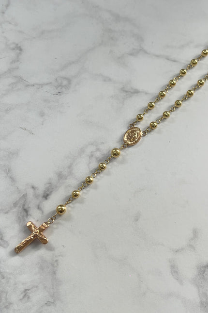 Rosario De Bolas / 5Mm y 4Mm / 60Cm / 9,82Gr /