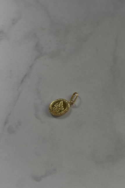 Dije San Miguel Arcangel / 1.5Cm / 0.65Gr / 2.6Mm /