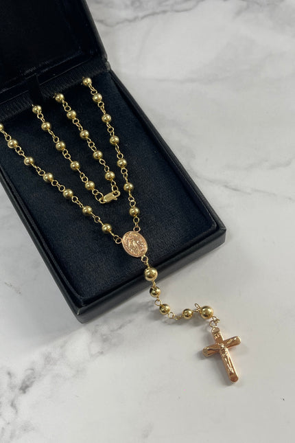 Rosario De Bolas / 5Mm y 4Mm / 60Cm / 9,82Gr /