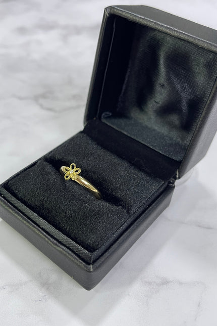 Anillo Flor / T7 / 0.86Gr /