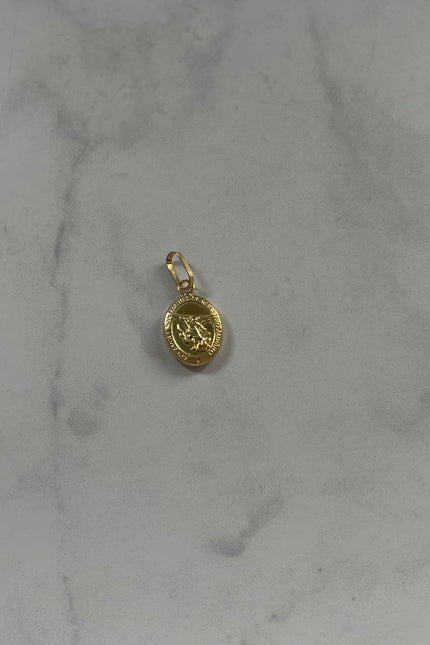 Dije San Miguel Arcangel / 1.5Cm / 0.65Gr / 2.6Mm /