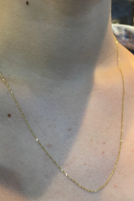 Cadena Singapur / 50Cm / 1.0Gr / 1.0Mm