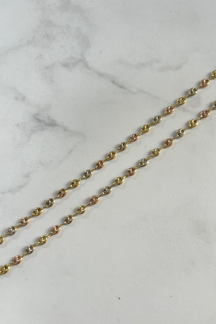 Cadena GC Beiby Tres Oros / 50Cm / 5.07Gr / 3.2Mm /