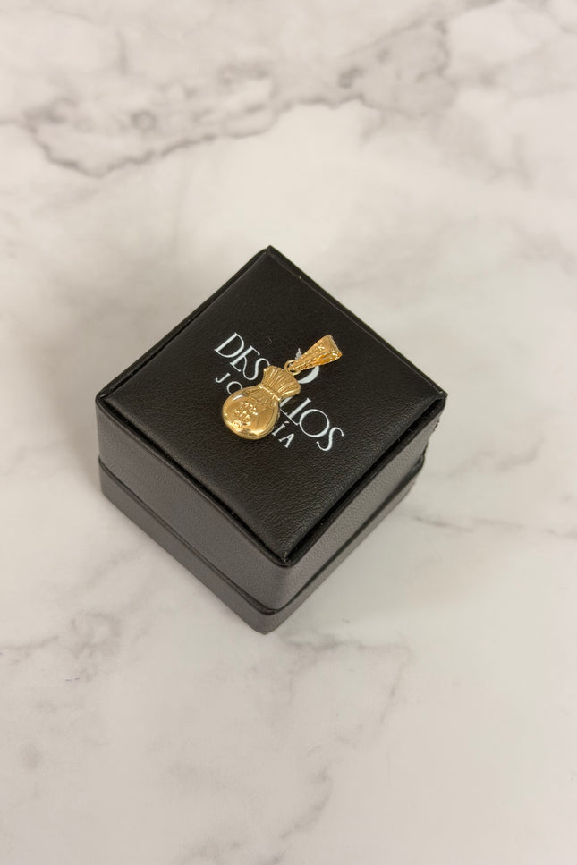 Dije Signo Peso / 1.7Cm / 0.64Gr /