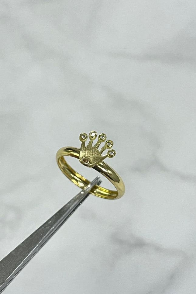 Anillo Corona Silueta / T5 1/4 / 1.1Gr /