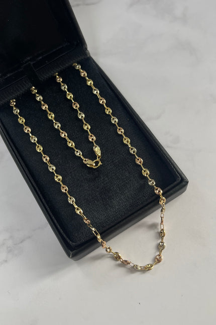 Cadena GC Beiby Tres Oros / 50Cm / 5.07Gr / 3.2Mm /