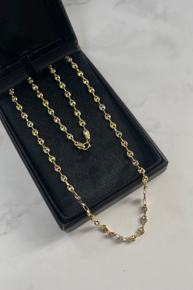 Cadena GC Beiby Tres Oros / 50Cm / 5.07Gr / 3.2Mm /