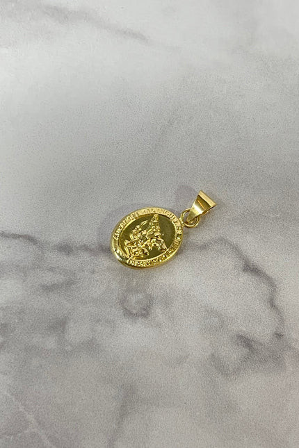 Dije San Miguel Arcángel / 1.5Cm / 0.66Gr / 2.8Mm /