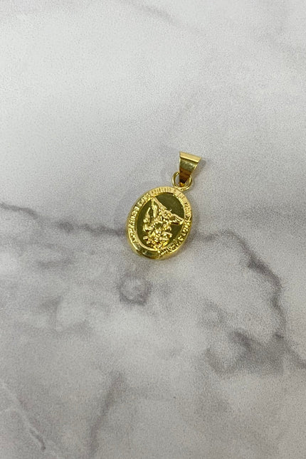 Dije San Miguel Arcángel / 1.5Cm / 0.66Gr / 2.8Mm /