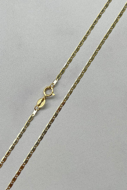Cadena Plana Amarilla / 45Cm / 1.53Gr / 1.1Mm