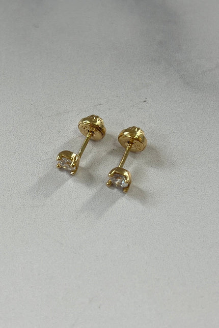 Topos Con Swarovski Blanco Mediano / 3.0Mm / 0.79Gr /