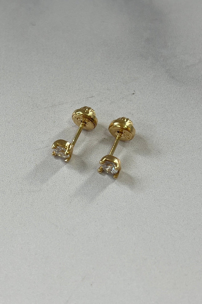 Topos Con Swarovski Blanco Mediano / 3.0Mm / 0.79Gr /