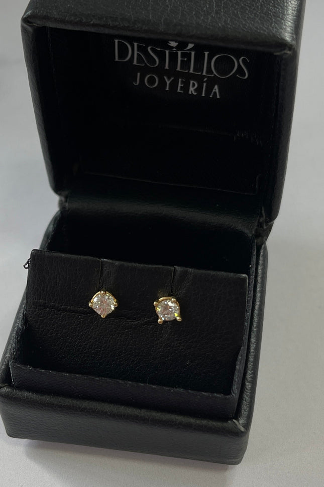 Topos Con Swarovski Blanco Mediano / 3.0Mm / 0.79Gr /