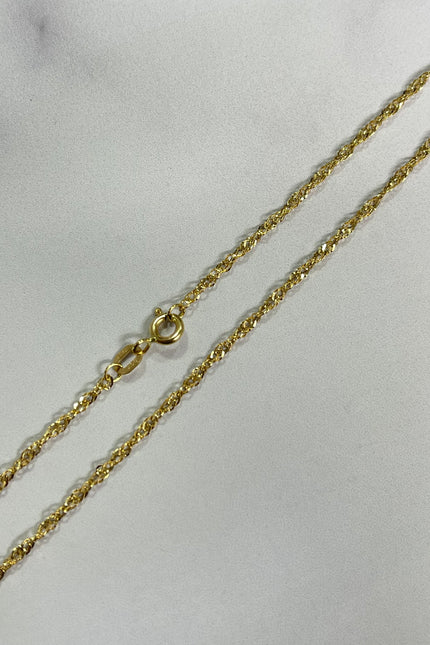Cadena Singapur / 50Cm / 1.11Gr / 1.6Mm /