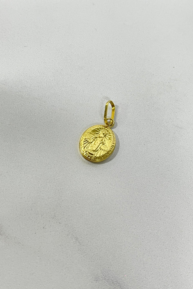Dije Virgen Milagrosa / 1.6Cm / 0.45Gr / 1.7Mm