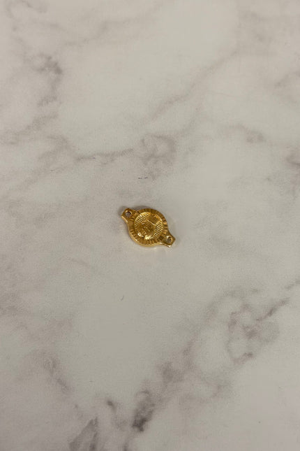 Herraje Bolsa De Dinero Diamantado / 1.4Cm / 0.51Gr /
