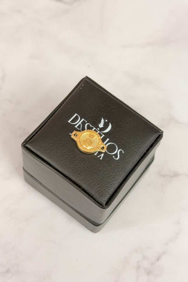 Herraje Bolsa De Dinero Diamantado / 1.4Cm / 0.51Gr /
