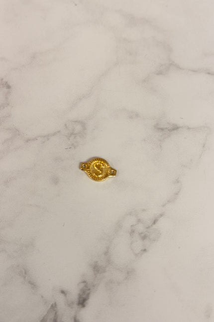 Herraje Signo Peso Diamantada / 1.4Cm / 0.5Gr /