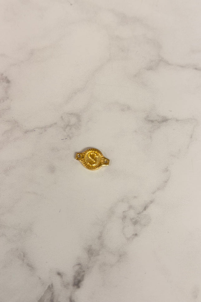 Herraje Signo Peso Diamantada / 1.4Cm / 0.5Gr /