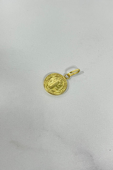 Dije San Benito / 2Cm / 0.73Gr / 1.9Mm
