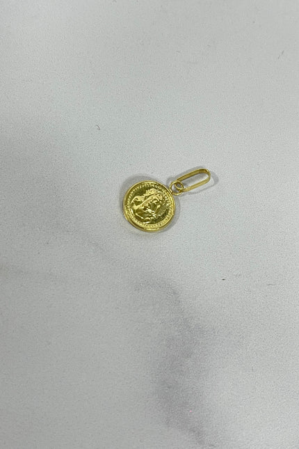 Dije Rostro Cristo / 0.59Gr / 2Cm / 2.3Mm