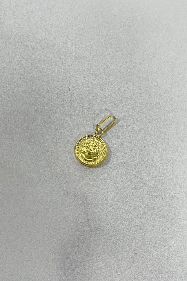 Dije Rostro Cristo / 0.59Gr / 2Cm / 2.3Mm